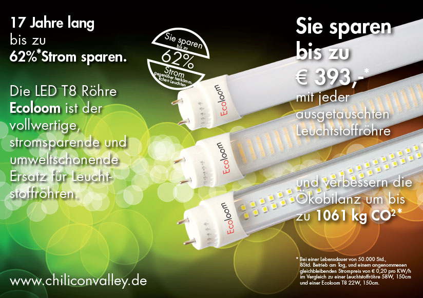 LED T8 Röhre Ecoloom
